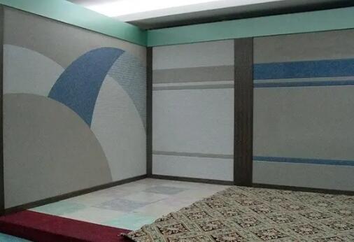 聚酯纤维吸音板有多种颜色及图案饰面