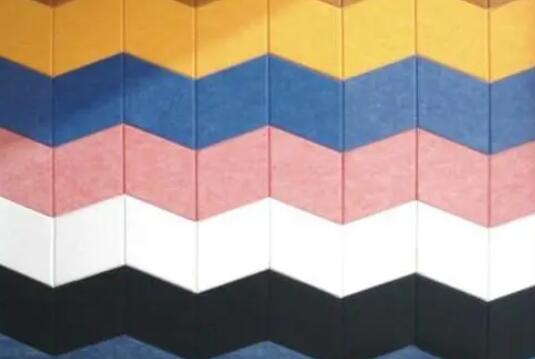 明快亮丽的聚酯纤维吸音板的装饰风格